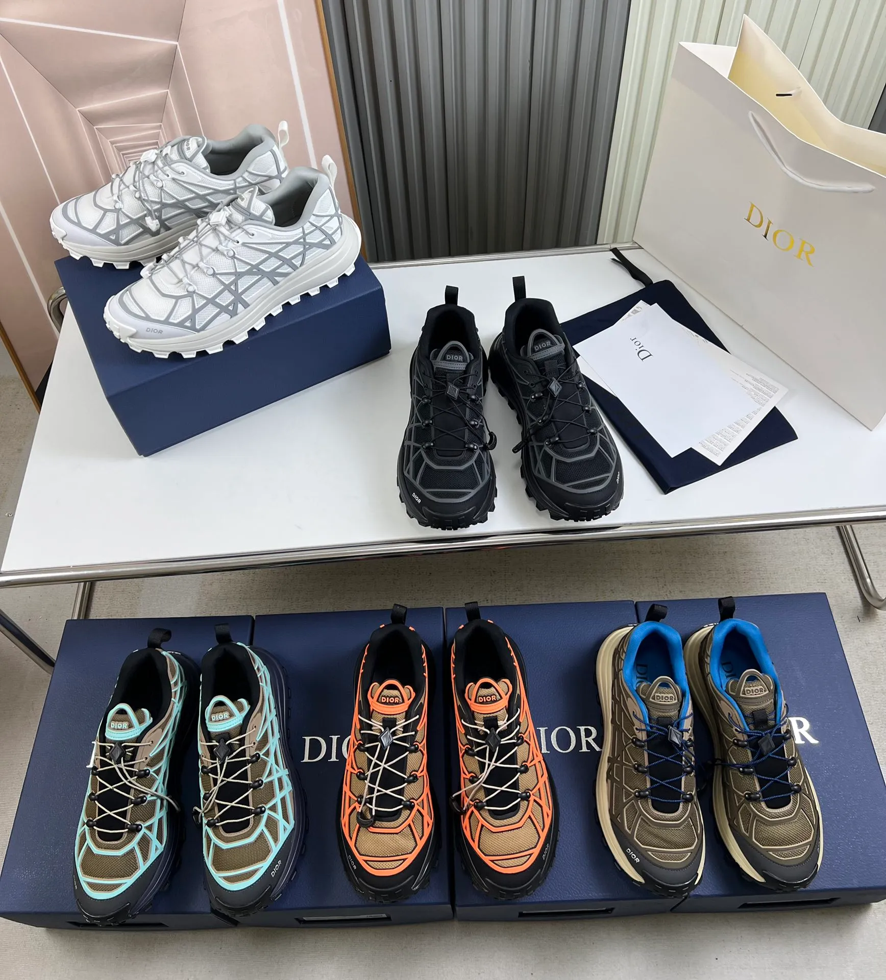 Men's men's shoes 💰640💰 Dior. The latest hot sale 🔥Official website 1:1 replica ⬆️Imported mesh technology, comfortable mesh lining 38-45 (45 customized, non-returnable)